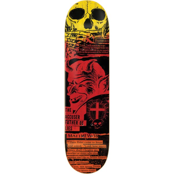 Zero Skateboards Dane Burman Versus Skateboard Deck - 8.37" x 31.9"