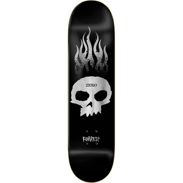 Zero Skateboards Forrest Edwards Flaming Skull Skateboard Deck - 8.375" x 31.9"