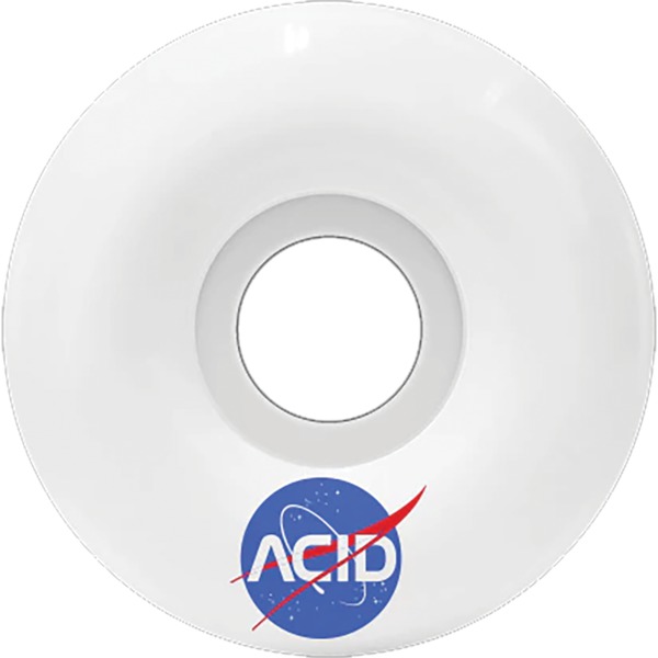 Acid Chemical Wheels Type A Space White Skateboard Wheels - 52mm 101a (Set of 4)