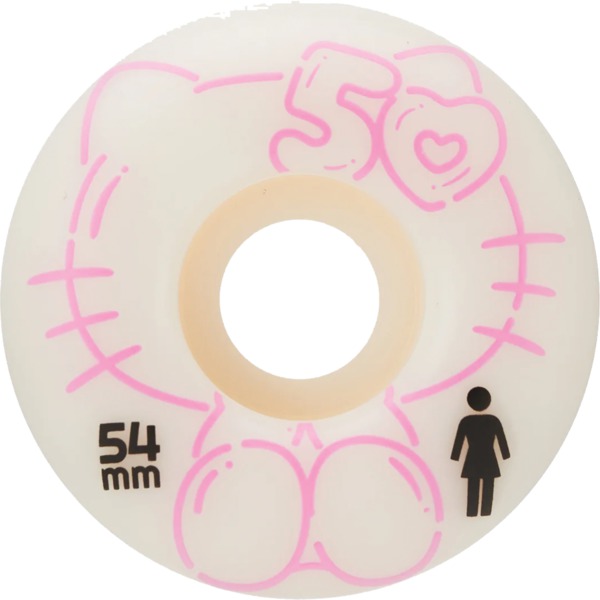 Girl Skateboards Hello Kitty Skateboard Wheels - 54mm 99a (Set of 4)