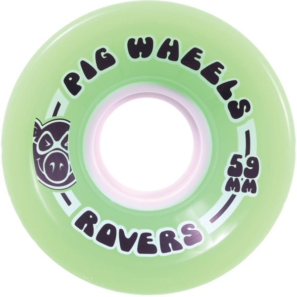 Pig Wheels Rover Green Skateboard Wheels - 57mm 85a (Set of 4)