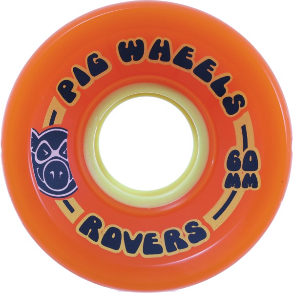 Pig Wheels Rover Orange Skateboard Wheels - 60mm 85a (Set of 4)