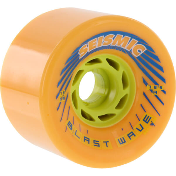 Seismic Skate Systems Blast Wave Mango Skateboard Wheels - 78mm 78.5a (Set of 4)