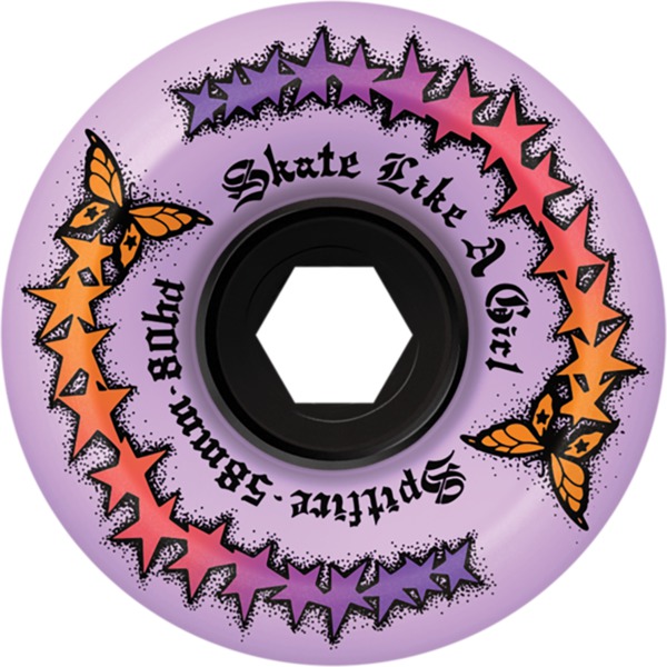 Spitfire Wheels 80HD Face Conical Full SLAG Evo Lavender Skateboard Wheels - 58mm 80a (Set of 4)