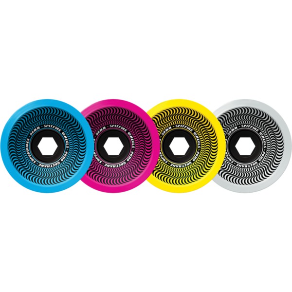 Spitfire Wheels 80HD Superwide CMKY Skateboard Wheels - 58mm 80a (Set of 4)