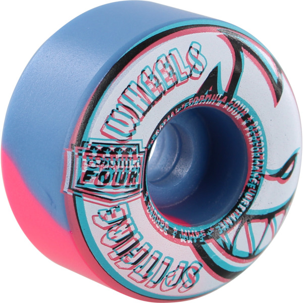 SPITFIRE SWIRL FACE CURB WAX PINK BLUE– Bluetile Skateboards
