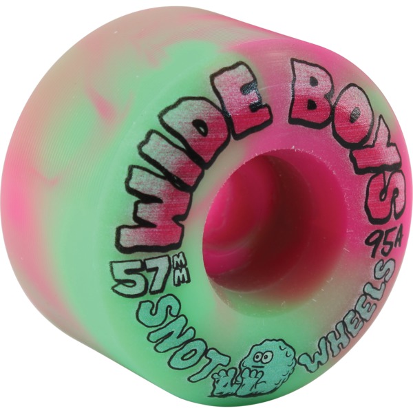 Snot Wheel Co. Wide Boys Skateboard Wheels - 57mm 95a (Set of 4)