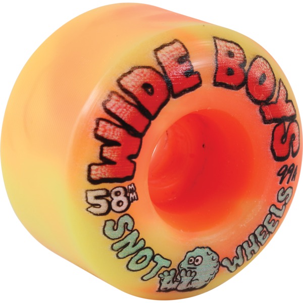 Snot Wheel Co. Wide Boys Skateboard Wheels - 58mm 99a (Set of 4)