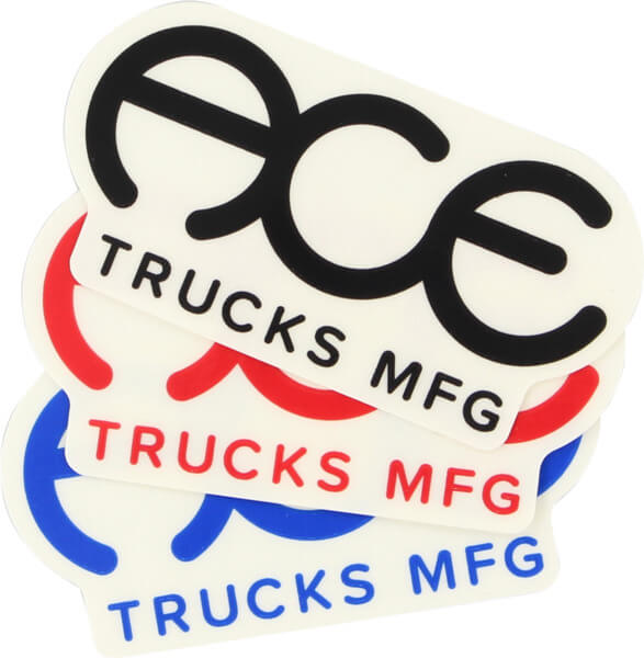 Ace Trucks 3 Standard Logo Assorted Colors Skate Sticker