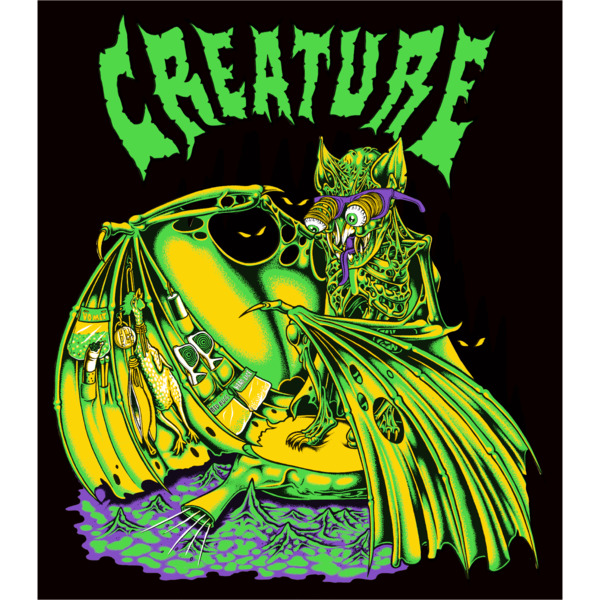 Creature Skateboards 4 X 3.5 Trader Skate Sticker