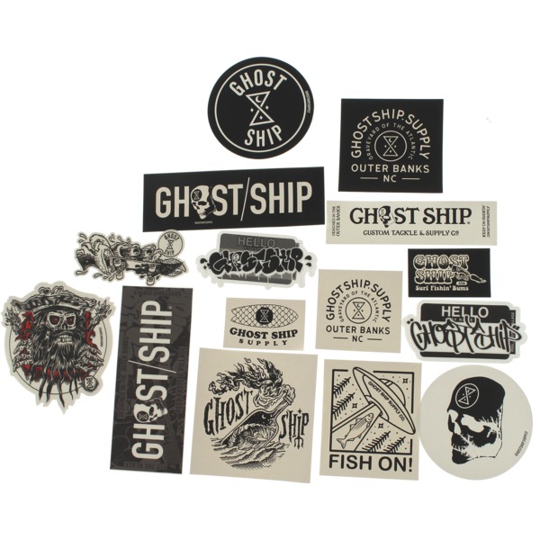 Ghost Ship Skate Stickers