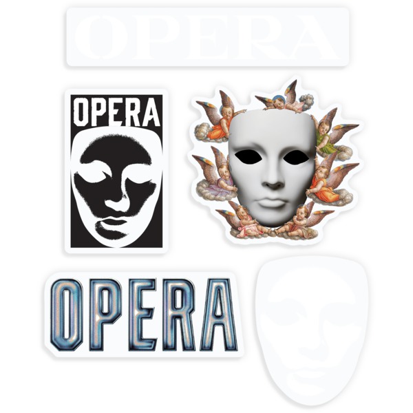 Opera Skate Stickers