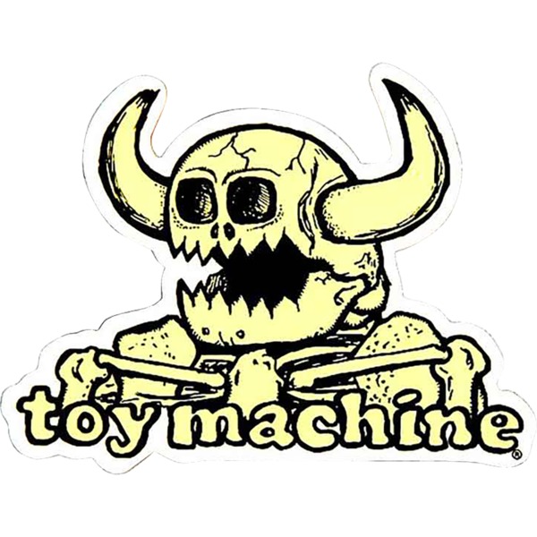 Toy Machine Skateboards Dead Monster Skate Sticker