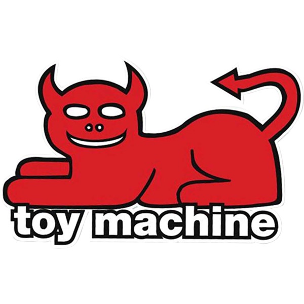 Toy Machine Skateboards Devil Cat Skate Sticker