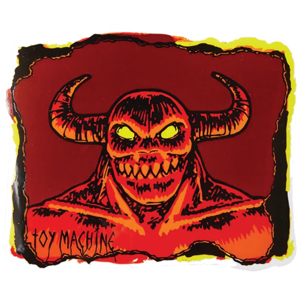 Toy Machine Skateboards Hell Monster Skate Sticker