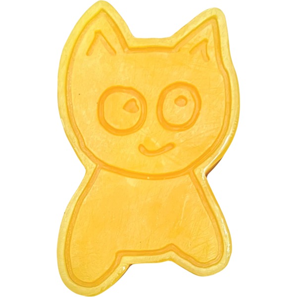 Meow Skateboards Big Cat Yellow Skate Wax