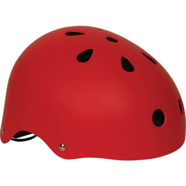 Industrial Skateboards Flat Red Skate Helmet - X-Small