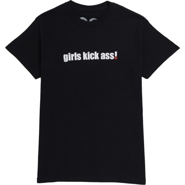 Foundation Skateboards Girls Kick Ass Black Women's T-Shirt - Medium