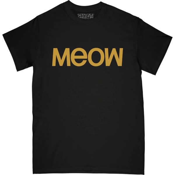 Meow Skateboards Metric Black Men's Short Sleeve T-Shirt - Large