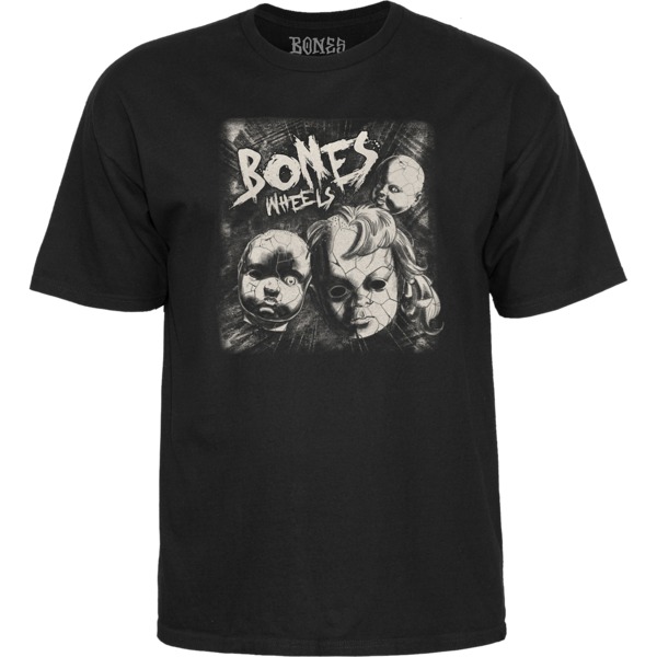 Bones Wheels Dollhouse Black Men's Short Sleeve T-Shirt - Medium