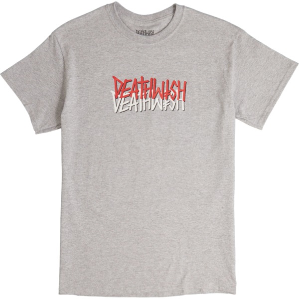 Deathwish Skateboards Offest T-Shirt - Heather Grey