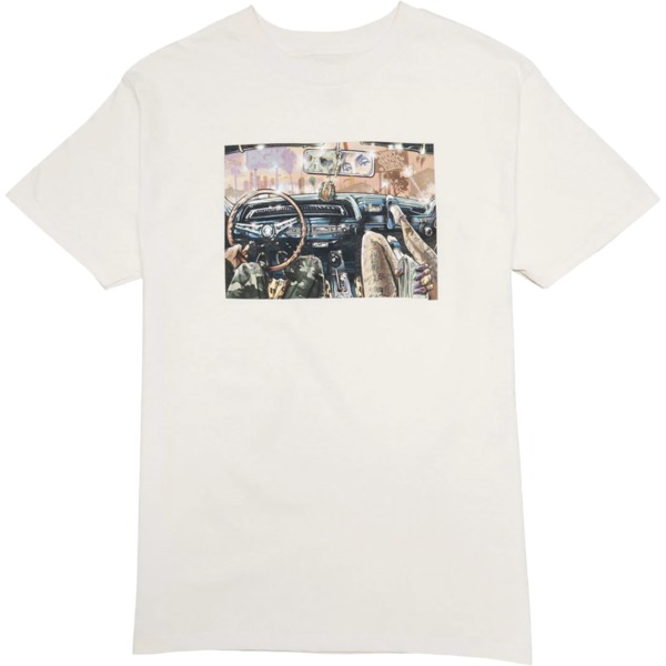 DGK Skateboards Boulevard Cream Men's Short Sleeve T-Shirt - X-Large