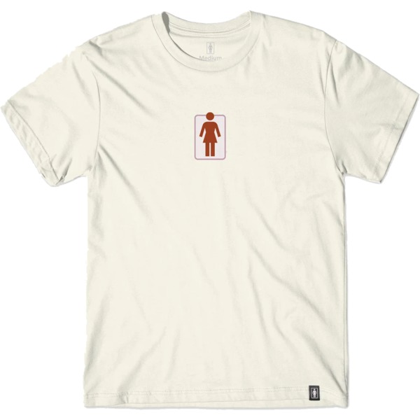 Girl Skateboards OG Naturals Cream Men's Short Sleeve T-Shirt - Medium