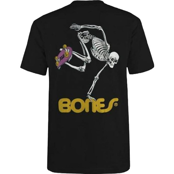 Powell Peralta Skateboard Skeleton Black Men's Short Sleeve T-Shirt - X-Large