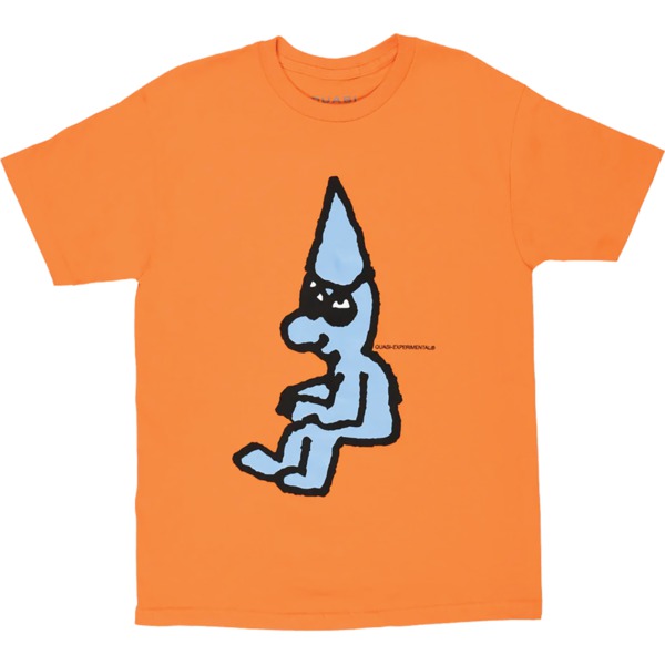 Quasi Skateboards Sitting Orange Men's Short Sleeve T-Shirt - Small