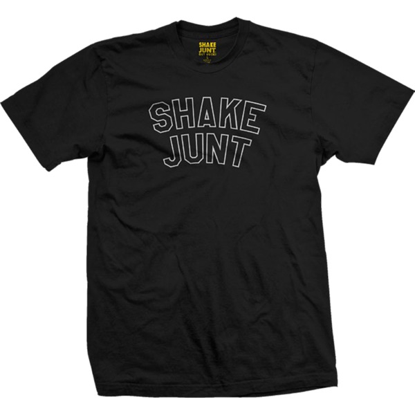 Shake Junt Arch Logo Black Men's Short Sleeve T-Shirt - X-Large