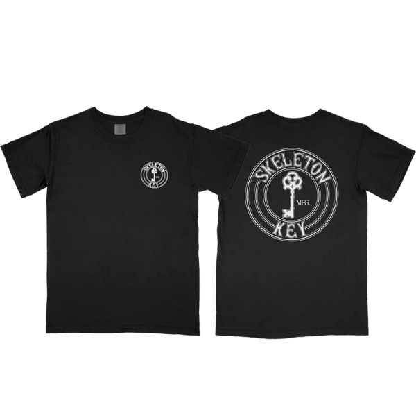 Skeleton Key Mfg OG Circle Logo Black Men's Short Sleeve T-Shirt - Large