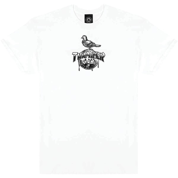 Thrasher Magazine x Anti Hero Cover The Earth White Men's Short Sleeve T-Shirt - Medium