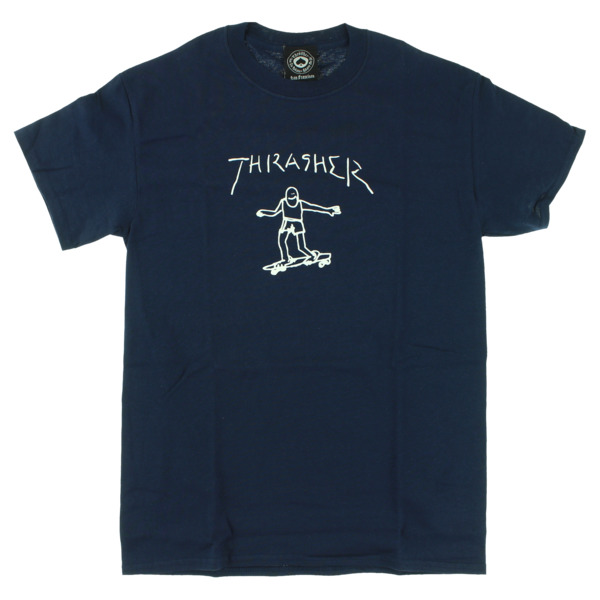 Thrasher Magazine Gonzales Navy Men's Short Sleeve T-Shirt - Large