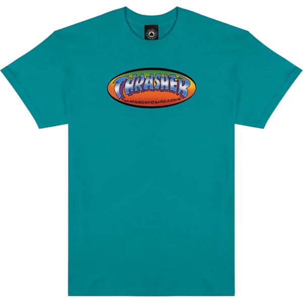 Thrasher Magazine Kevin "Spanky" Long Ninety-Five Jade Dome Men's Short Sleeve T-Shirt - Small