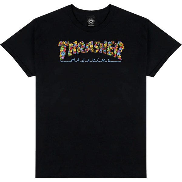 Thrasher Magazine Kevin "Spanky" Long Ninety-Five Black Men's Short Sleeve T-Shirt - Medium