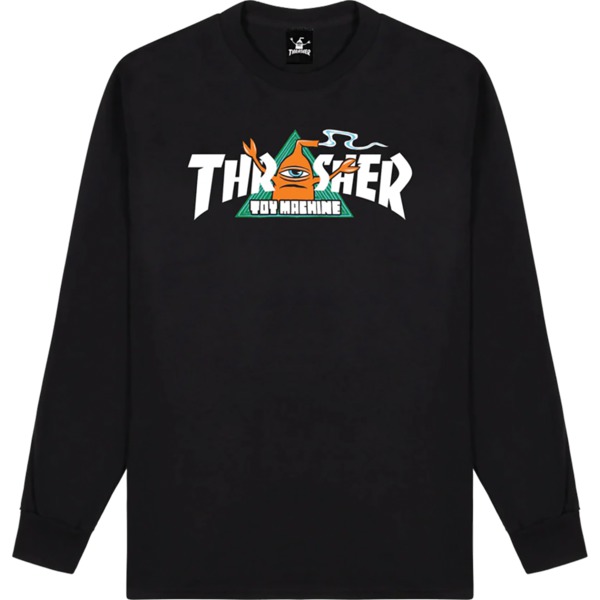 Thrasher Magazine Toy Machine Vortex Men's Long Sleeve T-Shirt - Medium