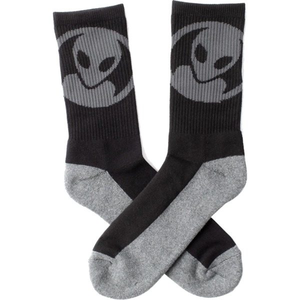 Alien Workshop Skateboards Dot Black Crew Socks - One size fits most