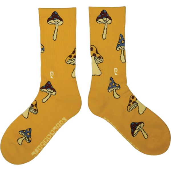 Psockadelic Socks Shrooms 2 Crew Socks - One size fits most