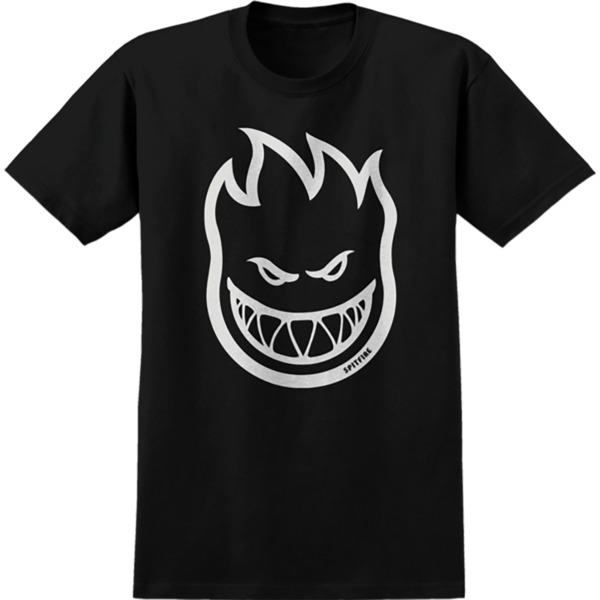 Spitfire Wheels Bighead Black / White Youth T-Shirts - Large