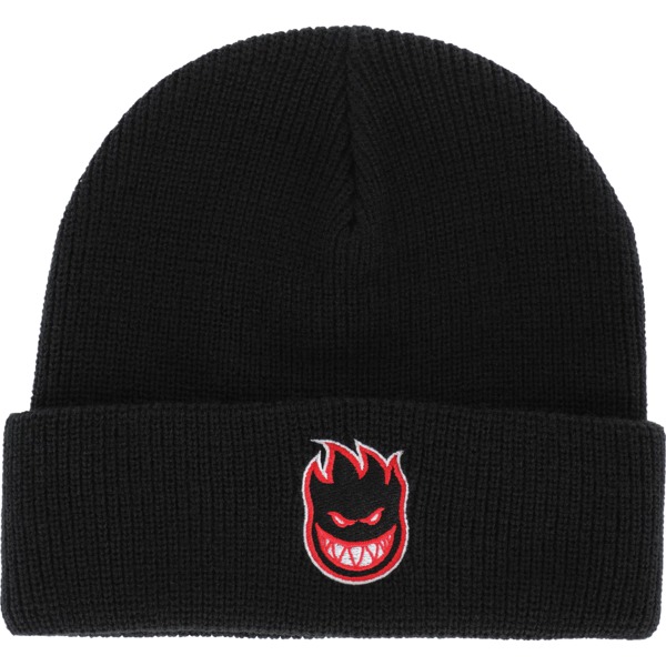 Spitfire Wheels Bighead Fill Black / Red / White Cuff Beanie - One size fits most