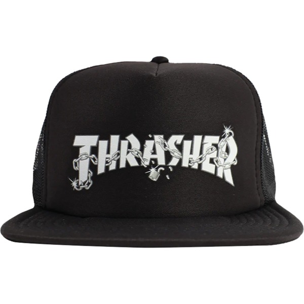 Thrasher Magazine Daniel Shepard Chains Black Hat - Adjustable