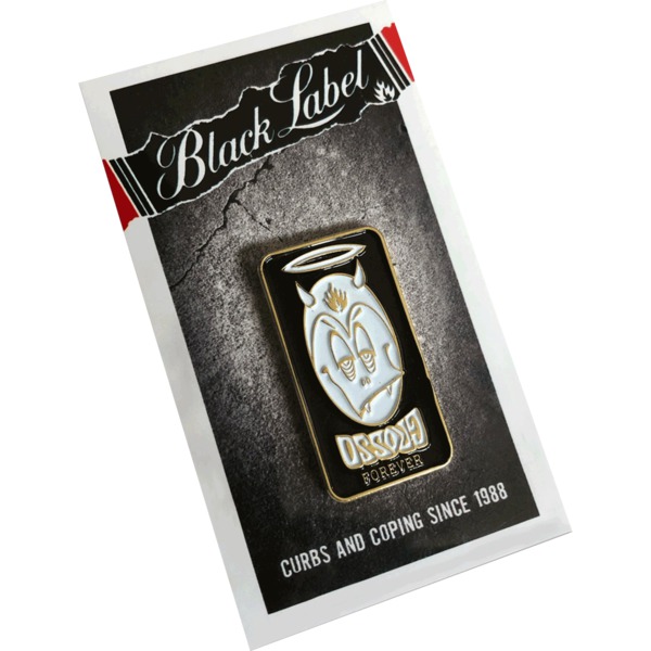 Black Label Skateboards Undead Smokin' Black White Old School