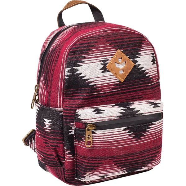 Revelry Supply 7.4L Shorty Mini Backpack in Maroon Pattern