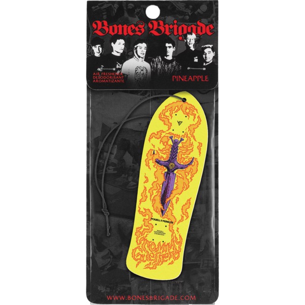 Bones Brigade Skateboards Guerrero 15 Yellow Air Freshener