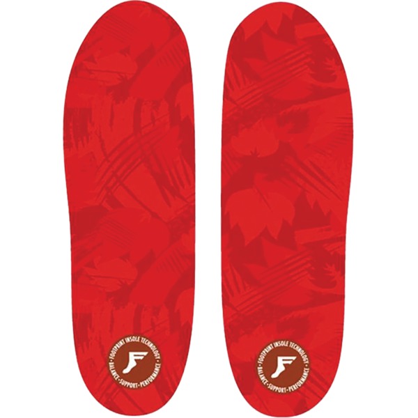 Footprint Insoles Kingfoam Red Camo Custom Orthotics Insoles - 4-7.5