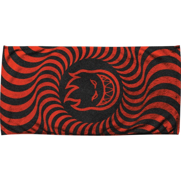 Spitfire Wheels Bighead Swirl II Black / Red Towel