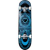 Blueprint Skateboards Home Heart Soft Top Black / Blue Mid Complete Skateboards - 7.5" x 31"