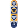 The Heart Supply Skateboards Squad Blue / Yellow Complete Skateboard - 7.75" x 31.5"