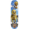 Push Skateboards Yellow Man Blue Complete Skateboard - 8.25" x 32"