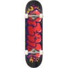 Real Skateboards Bubble Letter Black Stain Complete Skateboard - 8" x 31.8"